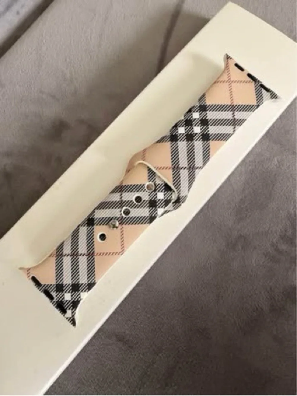 Apple Watch with Black Band and Rose Gold Case